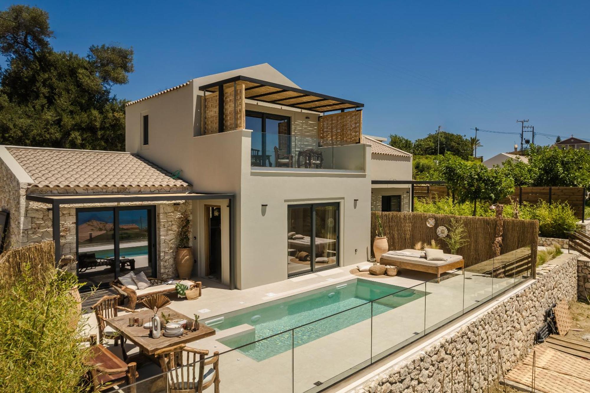 Hilaritas Luxury Suites Sea View, Private Pool & Jacuzzi Paradise Ratzaklion Exterior photo